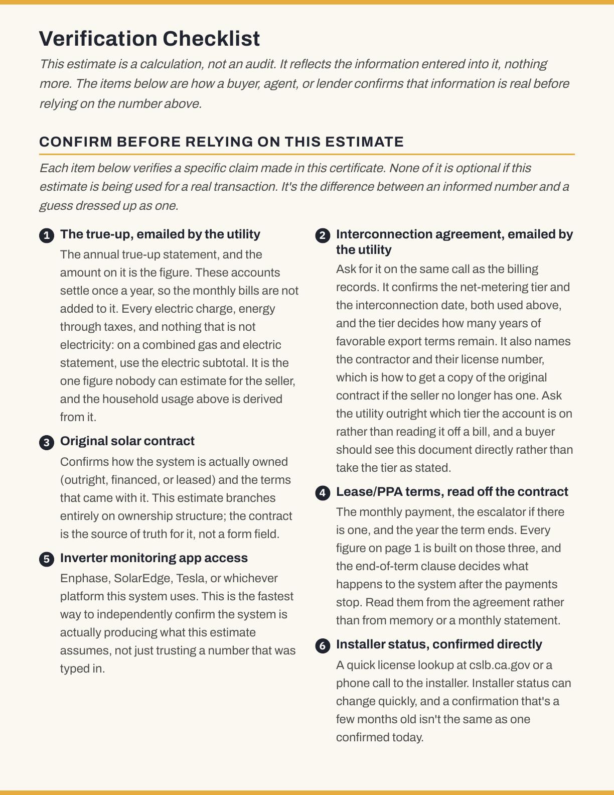 Page 4: the remaining summary cards, each marked Favorable, Worth knowing or Confirm before closing.